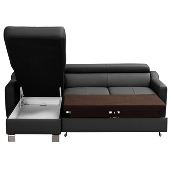 Sedacia súprava ASTI ľavá, čierna 6