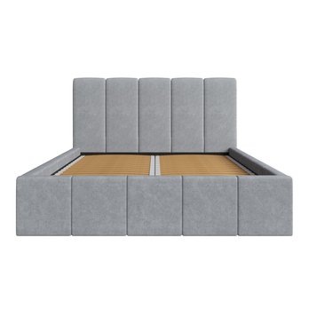 Posteľ s roštom ASTORIA sivá, 180x200 cm 6