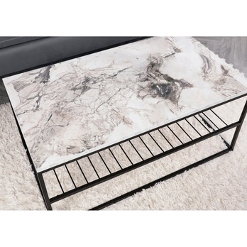 Konferenčný stolík ASUDE biela/čierna 4