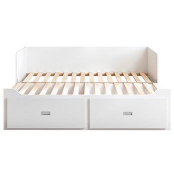 Posteľ s výsuvným lôžkom ATE biela, 80x200 cm 5