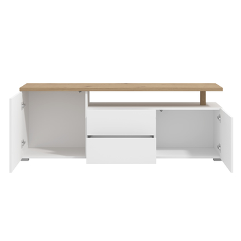TV stolík ATERNO biela/dub artisan 2