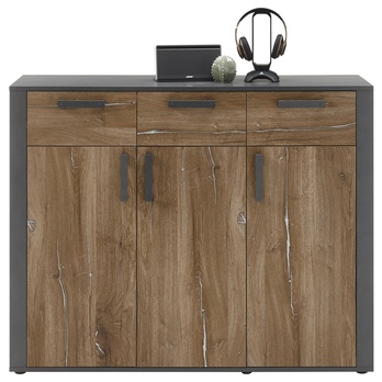 Komoda ATHEN dub flagstaff/matera, šírka 127 cm 3