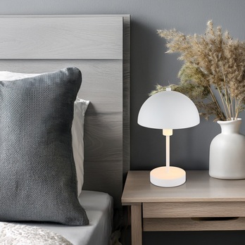 Stolná lampa ATOMA I biela 1