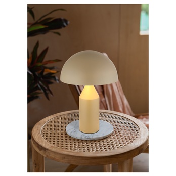 Stolná lampa ATOMA piesková 1