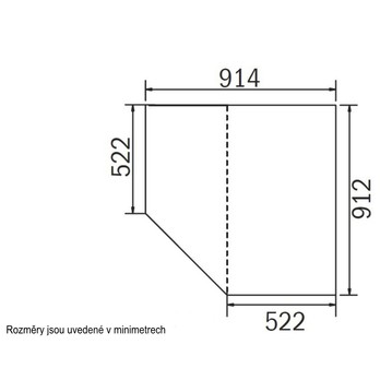 Rohová šatníková skriňa AULIN dub sonoma 2