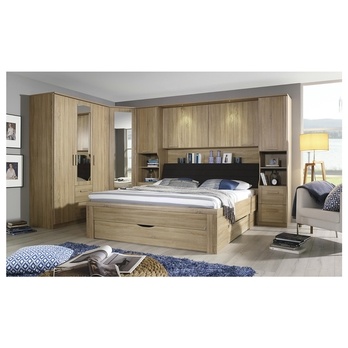 Rohová šatníková skriňa AULIN dub sonoma 1