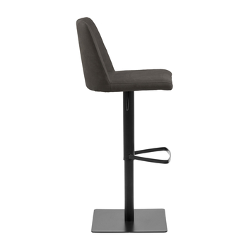 Barová stolička AVANJA sivá/matná čierna 8