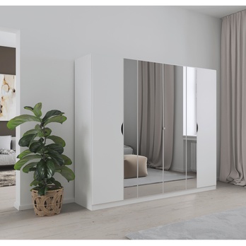 Šatníková skriňa AVELO alpská biela 1