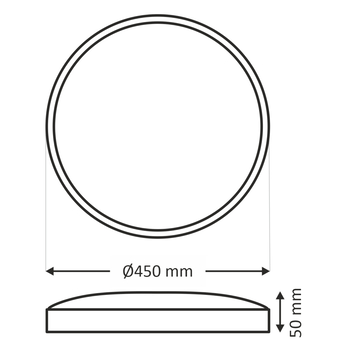 Stropné svietidlo AVEN zlatá, priemer 45 cm 3