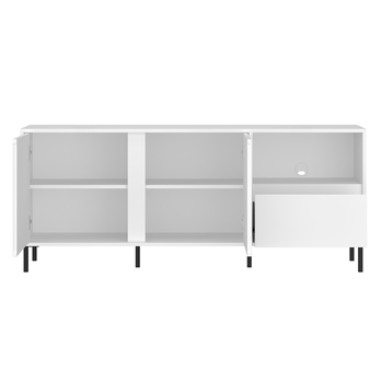 TV stolík AVENALE 01 biela vysoký lesk 2