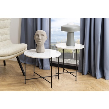 Odkladací stolík AVILA biela 4