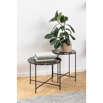 Odkladací stolík AVILA čierna 1