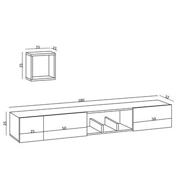 TV zostava AVIOR dub sapphire 6