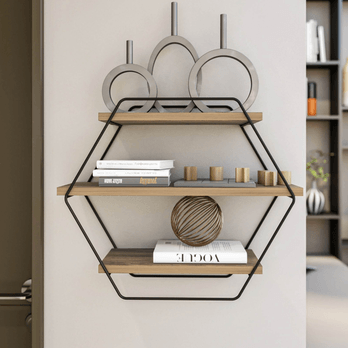 Nástenná polica AZRA borovica 1