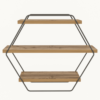 Nástenná polica AZRA borovica 3