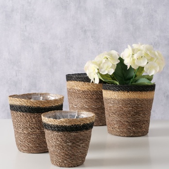 Obal na kvetináč BABOU morská tráva, šírka 13 cm 1