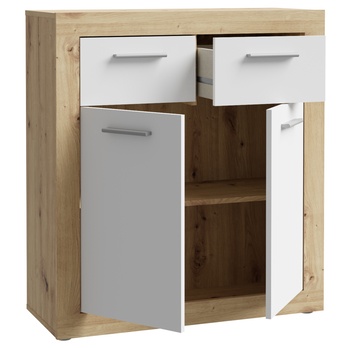 Komoda BACCIO 221 dub artisan/biela 2