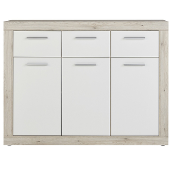 Komoda BACCIO 231 biela/dub pieskový 2