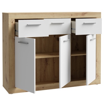 Komoda BACCIO 231 dub artisan/biela 2