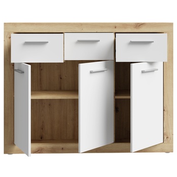 Komoda BACCIO 231 dub artisan/biela 5