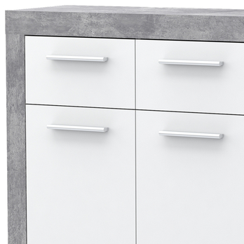 Komoda BACCIO 231 biela/betón 2