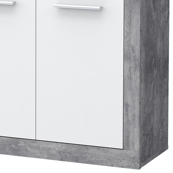 Komoda BACCIO 231 biela/betón 3