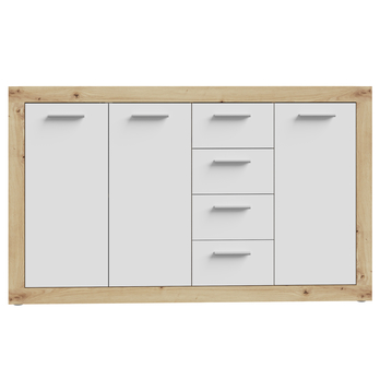 Komoda BACCIO dub artisan/biela 4