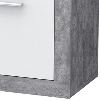 TV stolík BACCIO biela/betón 2