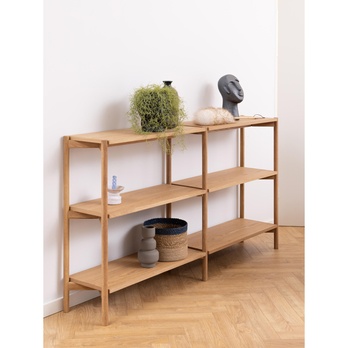 Regál/knižnica BAINDWOOD 2 dub 1