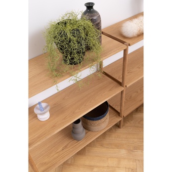 Regál/knižnica BAINDWOOD 2 dub 3