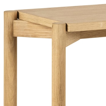 Regál/knižnica BAINDWOOD 2 dub 7