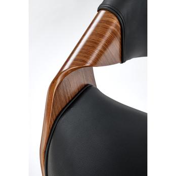 Kancelárska stolička BALBU orech/čierna 7