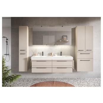 Dvojité umývadlo BALTO biela 1