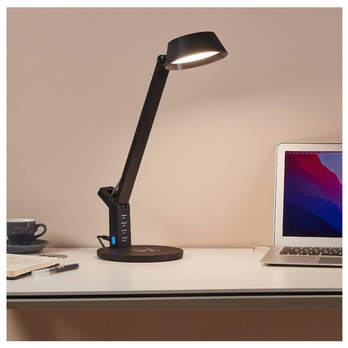 Stolná LED lampa BANDERALO čierna 1