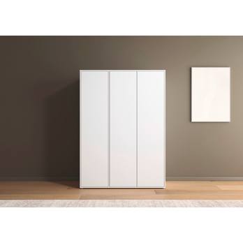 Šatníková skriňa BANILA I alpská biela 3