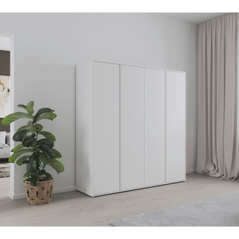 Šatníková skriňa BANILA II alpská biela 3