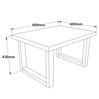 Konferenčný stolík BAOL 2 orech 5