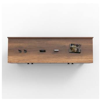 Konzolový stolík BAOL  4 orech/antracitová 7