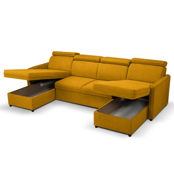 Sedacia súprava BARCELO MAXI žltá 2