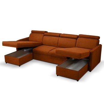 Sedacia súprava BARCELO MAXI oranžová 2