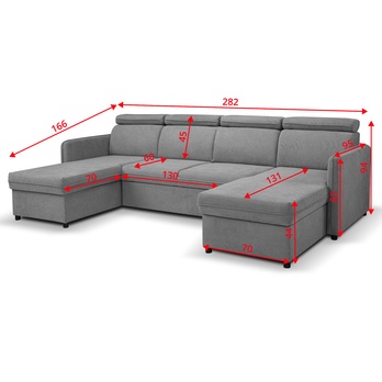 Sedacia súprava BARCELO MAXI oranžová 5