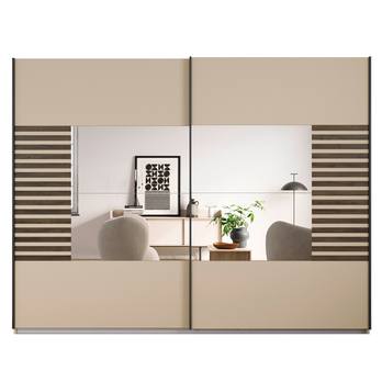 Šatníková skriňa BAREA II šampanské/dub atlantic tmavý, šírka 271 cm 4