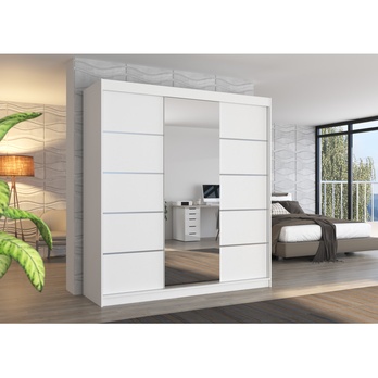 Šatníková skriňa BARGO biela 1