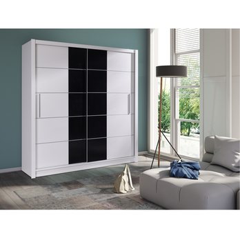 Šatníková skriňa  BARI biela 1