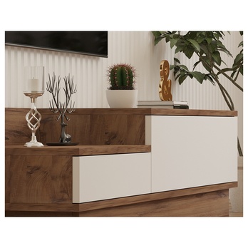 TV komoda BARKO borovica atlantic/biela 5
