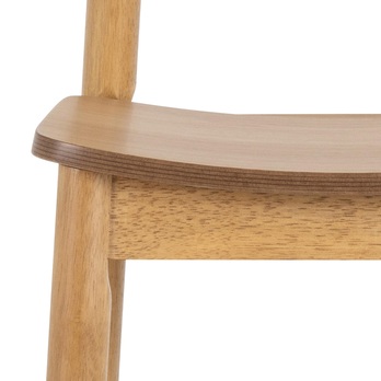 Barová stolička BARLOW matný dub/matný dub morený, výška 105 cm 6