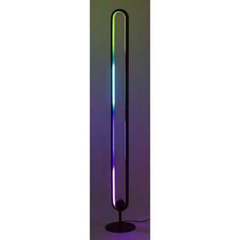 Stojacia LED RGB lampa BARTO čierna 2