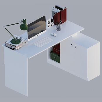 Písací stôl BASAK biela 2