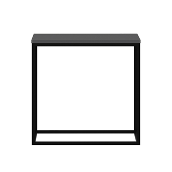 Prístavný stolík BASAK antracitová/čierna 2