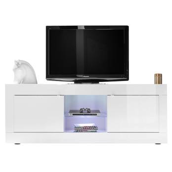 TV komoda  BASIC 6 biela lesklá 3